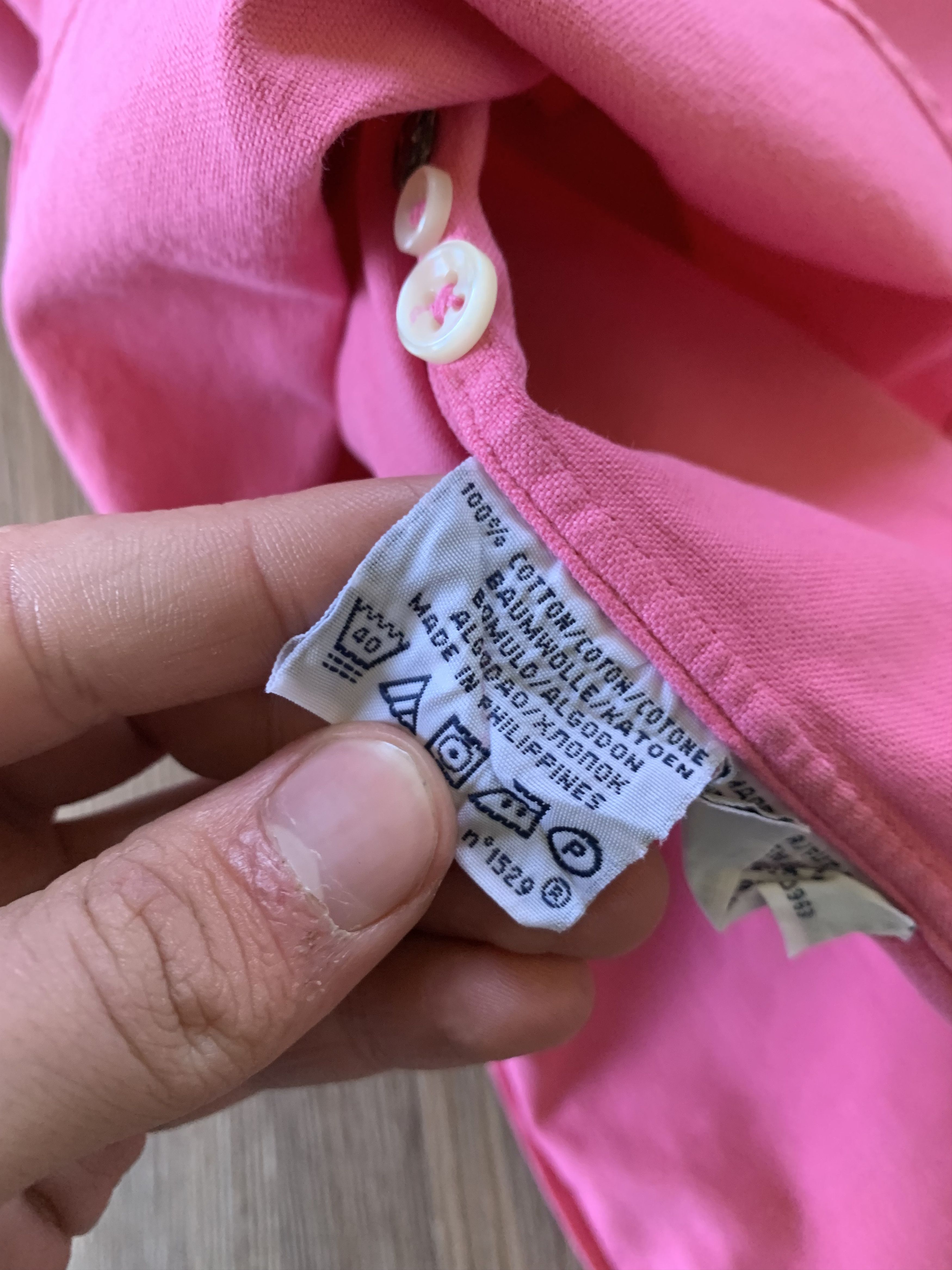 Polo Ralph Lauren × Ralph Lauren Polo Ralph Lauren Pink Button Up Shirt Size US M / EU 48-50 / 2 - 6 Thumbnail