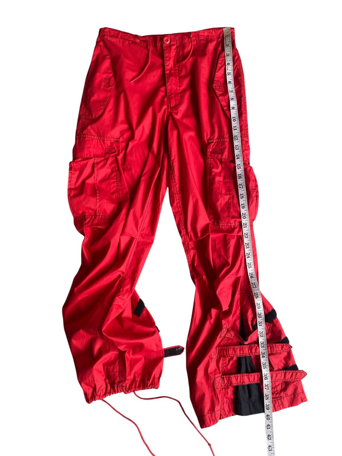 Japanese Brand Y2k Vintage UFO Parachute Cargo Bondage Baggy Pant Size US 31 - 12 Thumbnail