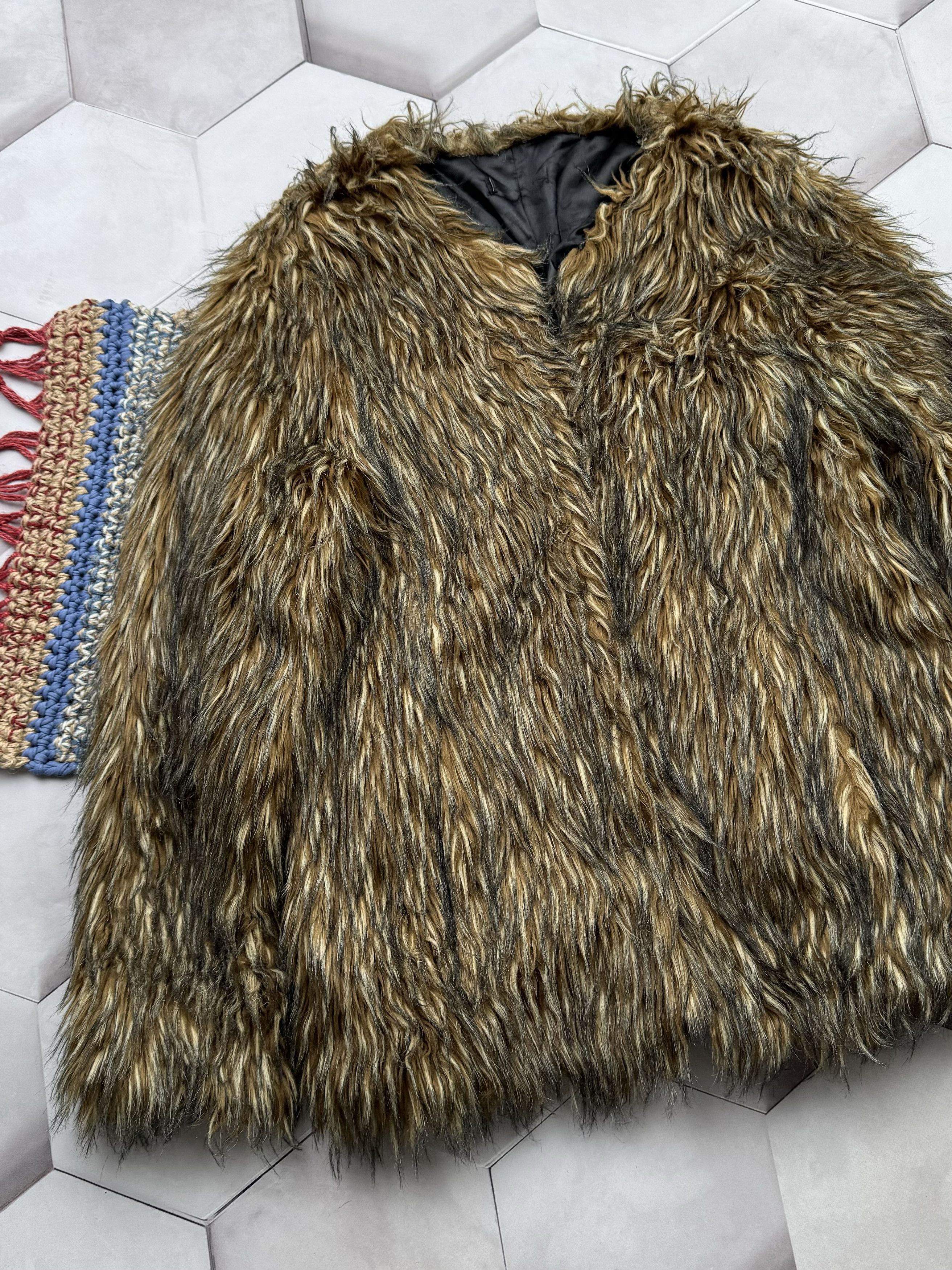Japanese Brand Vintage Faux Fux Coat E4 Size US M / EU 48-50 / 2 - 2 Thumbnail