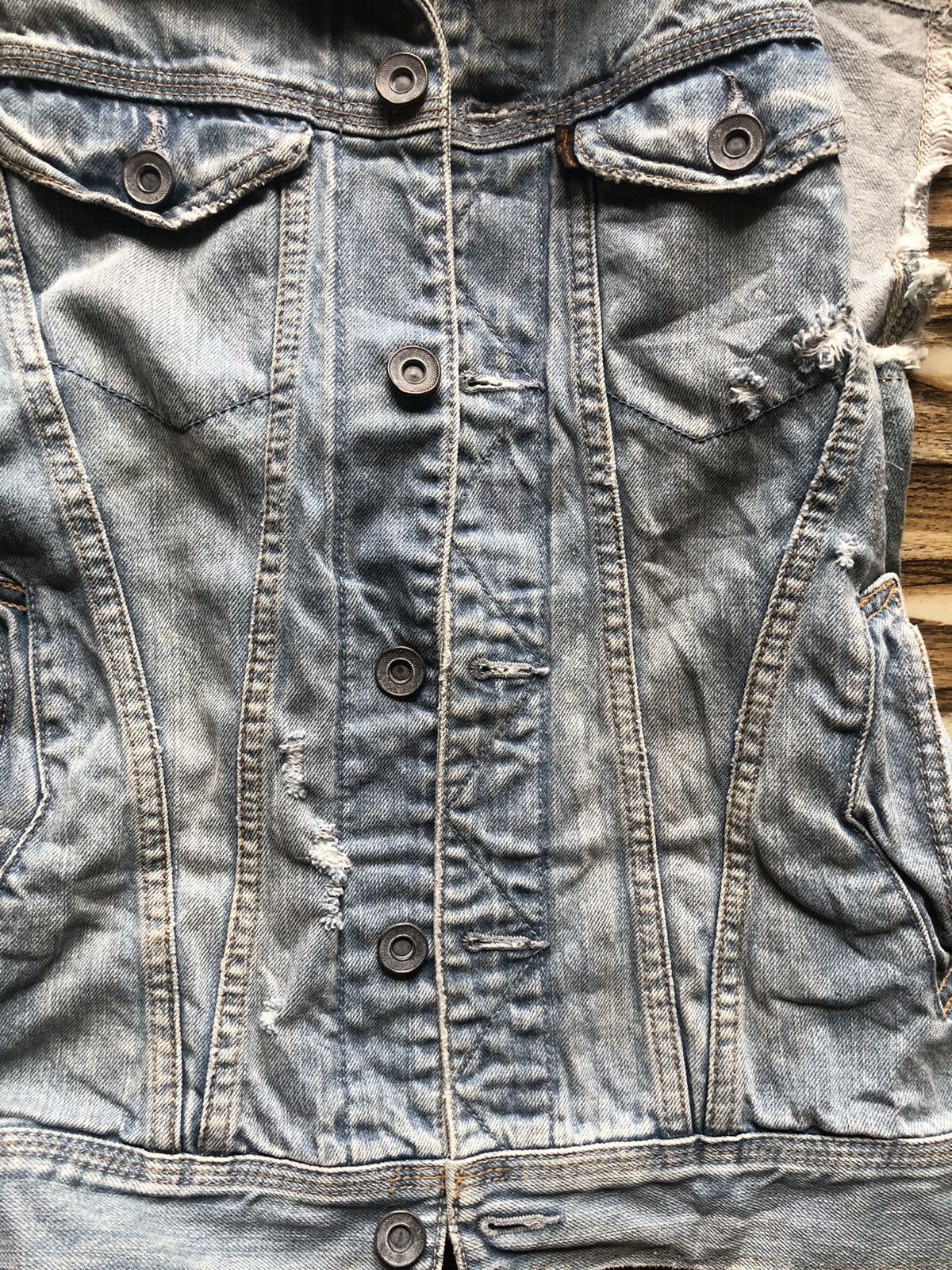 Le Grande Bleu (L.G.B.) 🇯🇵Goa Denim Selvedge sleveless Jacket Kapital Sid Vicious Size US M / EU 48-50 / 2 - 4 Thumbnail