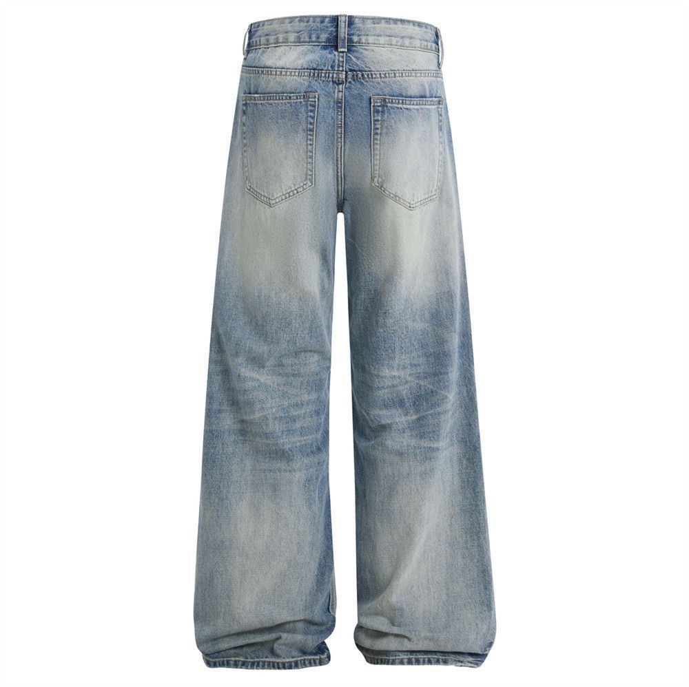 Japanese Brand × Vintage Men's American punk distressed washed gradient jeans Size US 32 / EU 48 - 3 Thumbnail