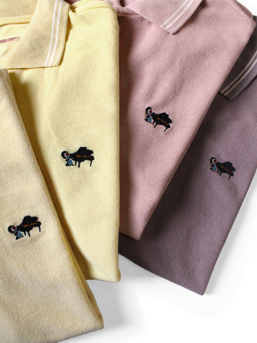 Kapital KAPITAL Dry Kanoko Box Polo shirt Piano Size US XL / EU 56 / 4 - 2 Thumbnail