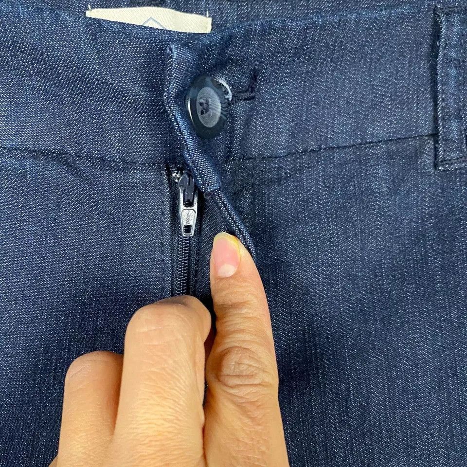 St. Johns Bay St. John's Bay Crop Pants Size 8 Women's Chino Blue Cotton Size 30" / US 8 / IT 44 - 3 Thumbnail
