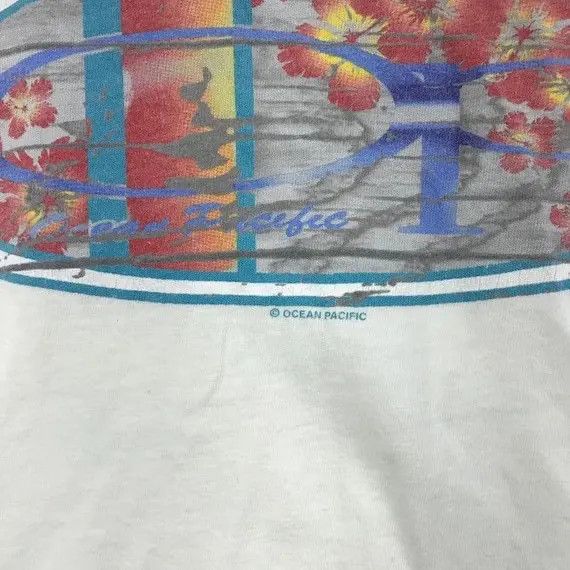 Ocean Pacific Vtg 90’ OCEAN PACIFIC SURFING Art Logo Tee Shirt Hawaii Size US L / EU 52-54 / 3 - 3 Thumbnail