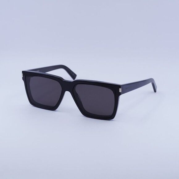 Saint Laurent SL610 001 Sunglasses Black Square Frame