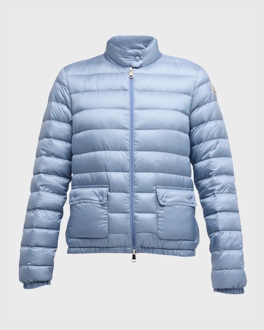 image of Moncler Lans Puffer Jacket Down Jacket Size 1 in Blue, Women's