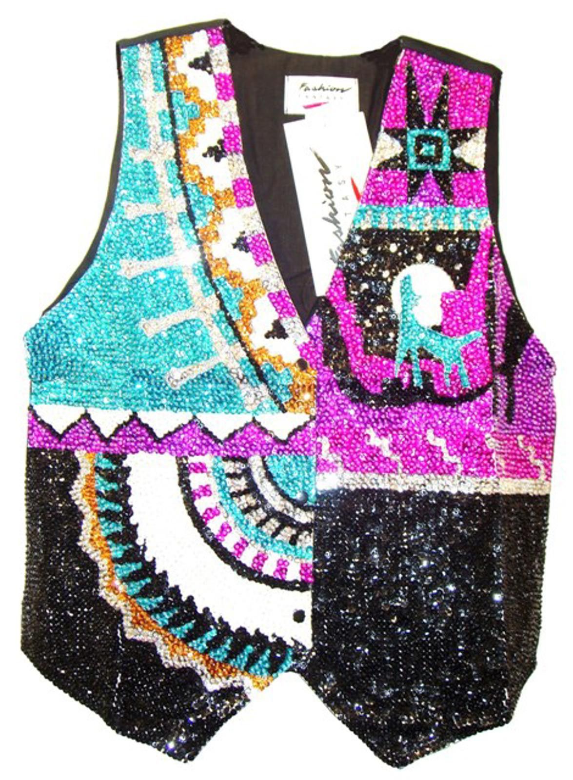 Designer Sequin Vest MEDICINE MOON size S only Size ONE SIZE - 1 Preview