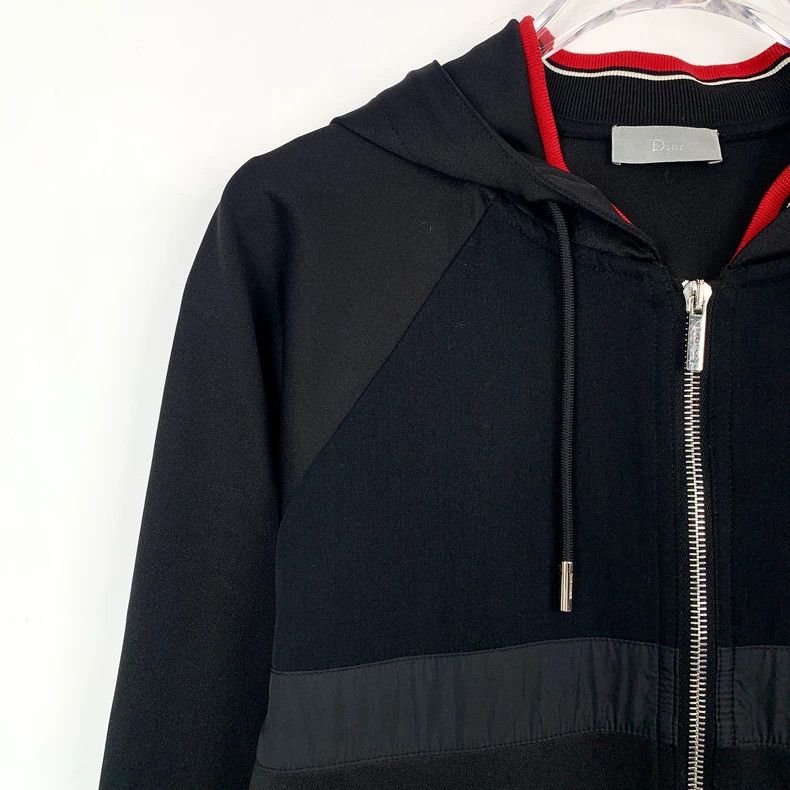 Dior Dior Black logo metal logo hooded zipper jacket 2501-Nextar Size US S / EU 44-46 / 1 - 3 Thumbnail
