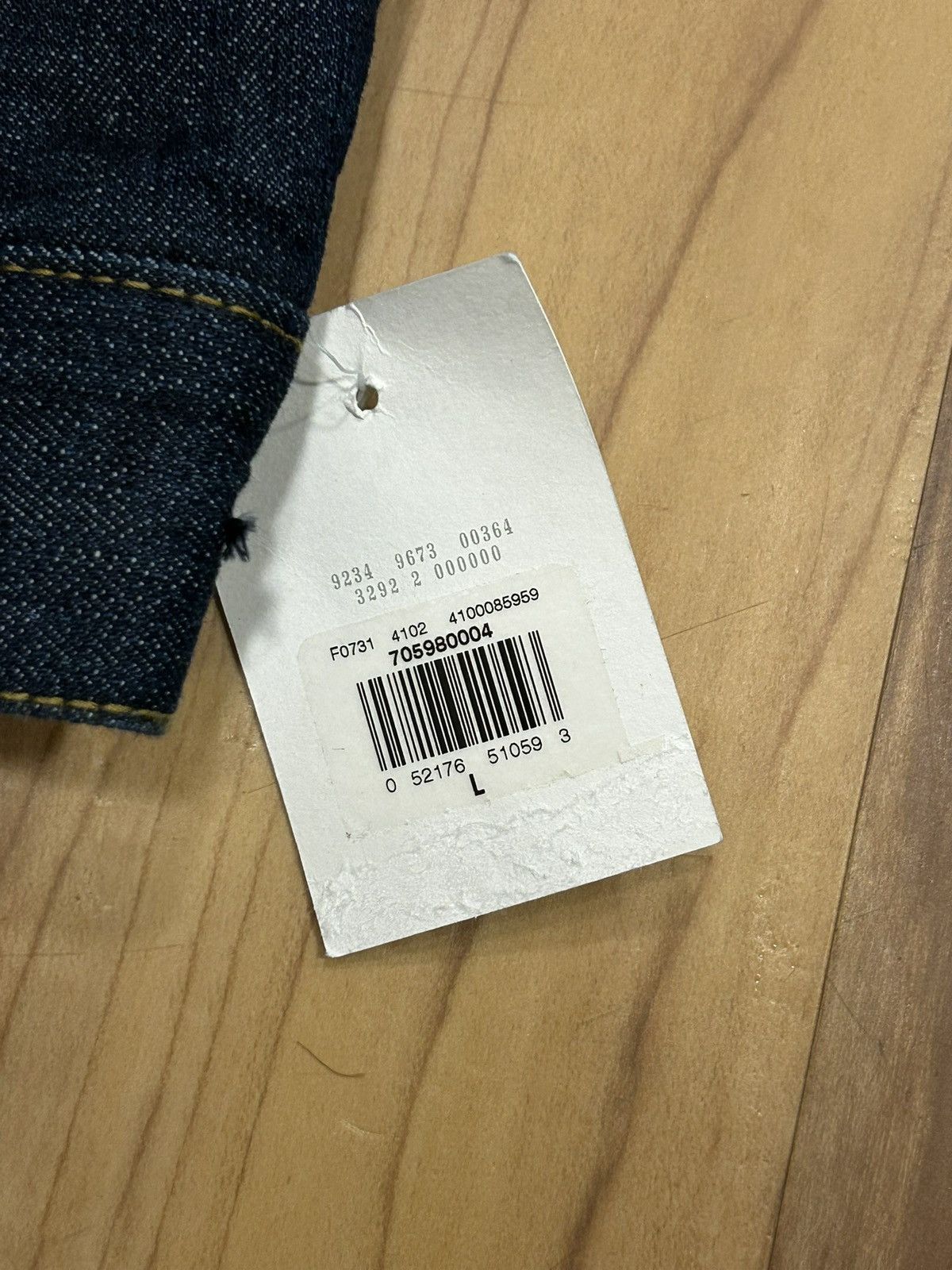 Levi's 2009 Levi's Type III Dark Wash Sherpa Lined Denim Jacket Size US L / EU 52-54 / 3 - 5 Thumbnail