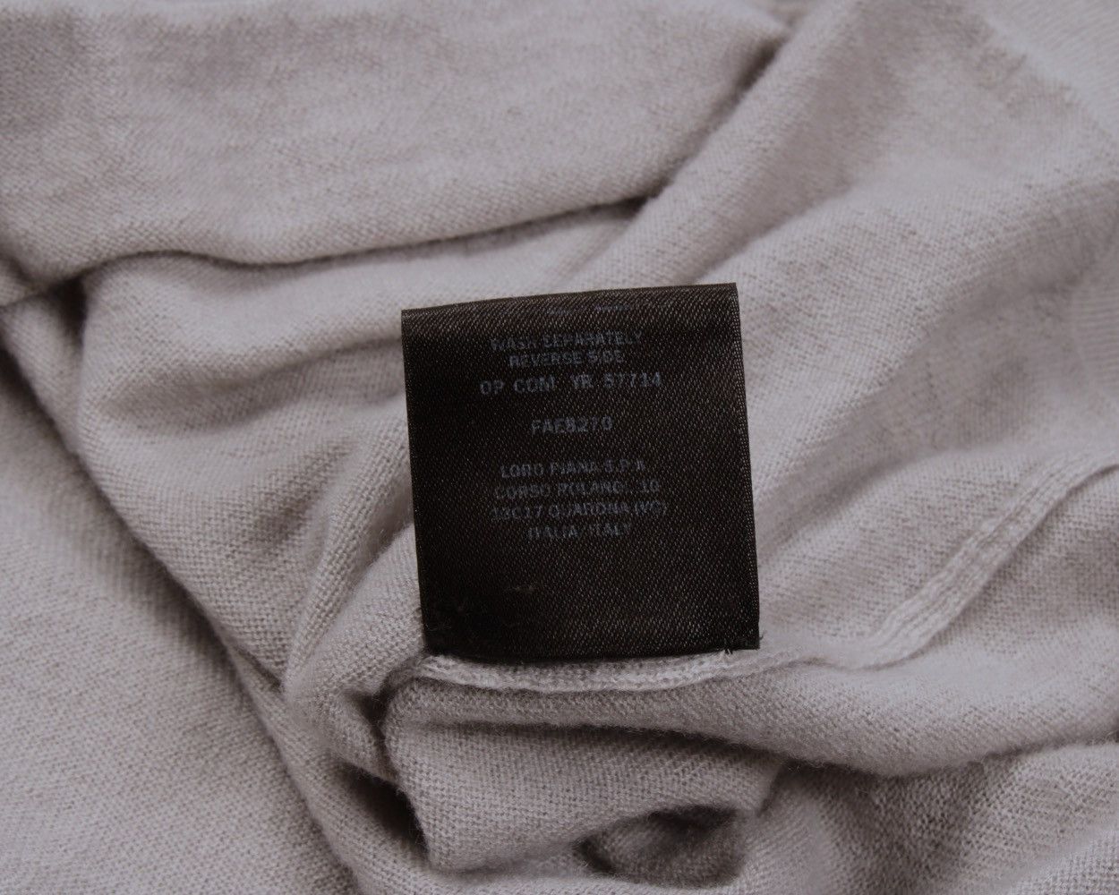 Designer × Loro Piana LORO PIANA 100% Cashmere Logo Metal Beige Sweater Jumper Size M / US 6-8 / IT 42-44 - 11 Thumbnail