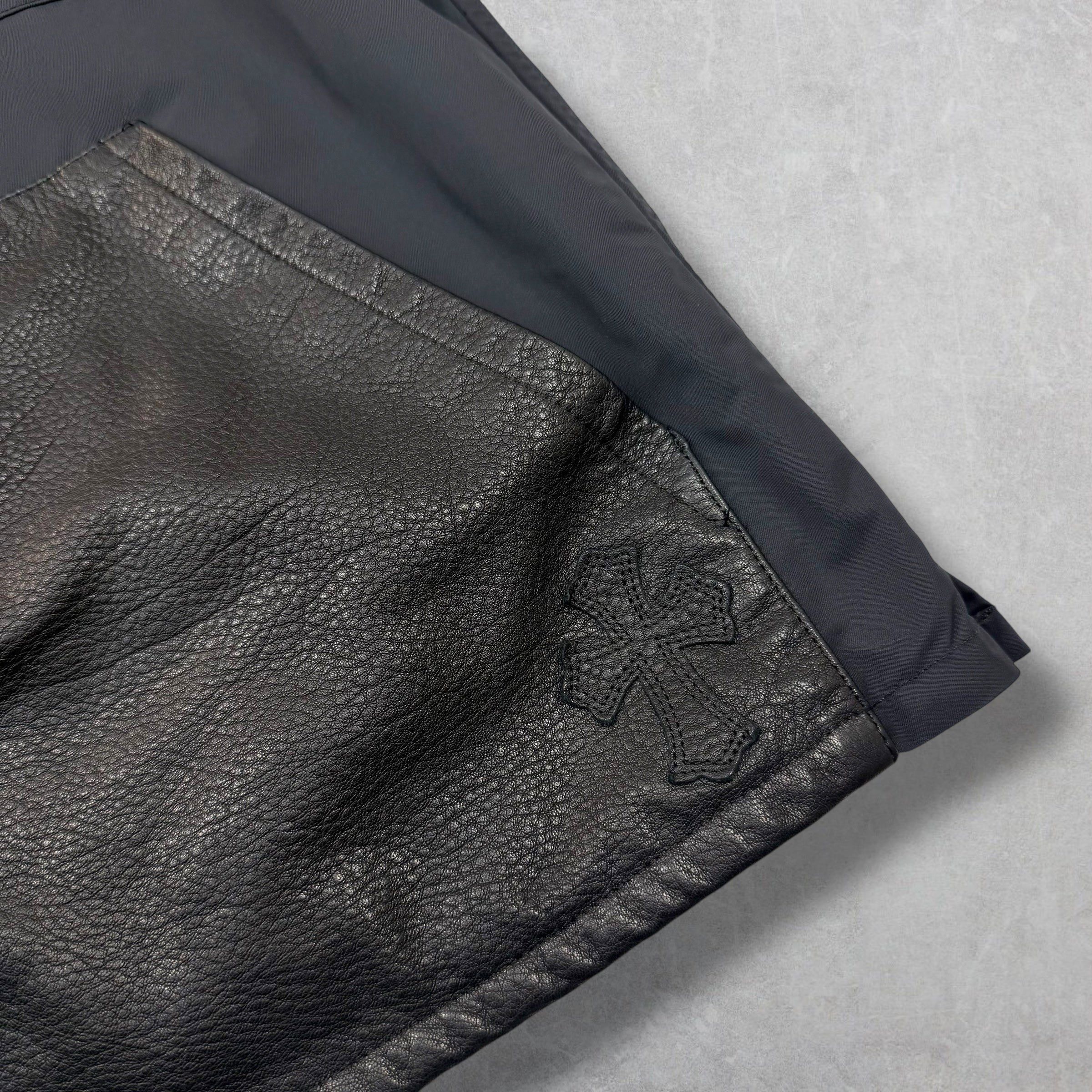 Chrome Hearts Chrome Hearts Nylon/Leather Cross Patch Work Shirt M Size US M / EU 48-50 / 2 - 5 Thumbnail