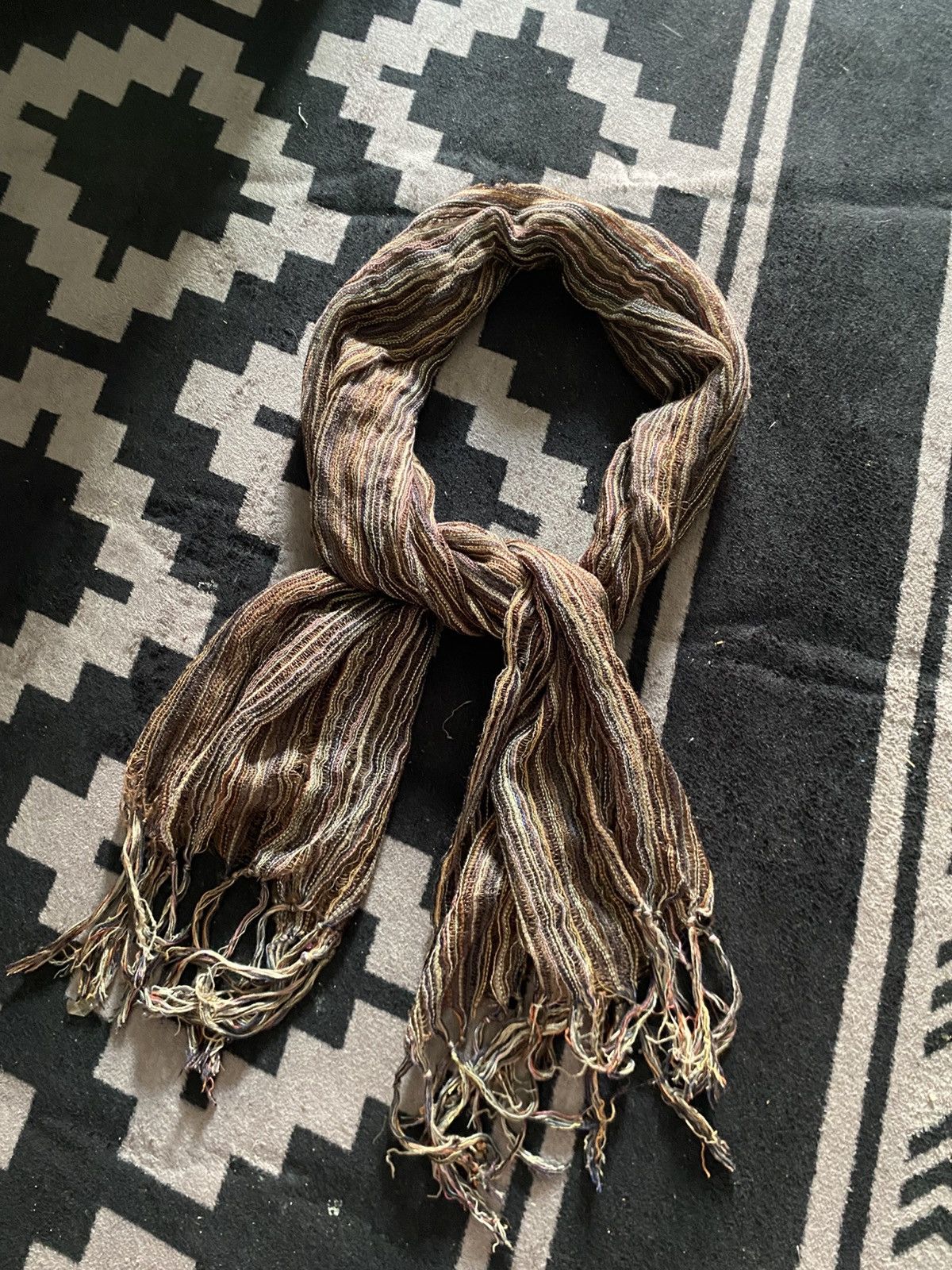 14th Addiction Japanese unknwn mesh scarf Size ONE SIZE - 1 Thumbnail