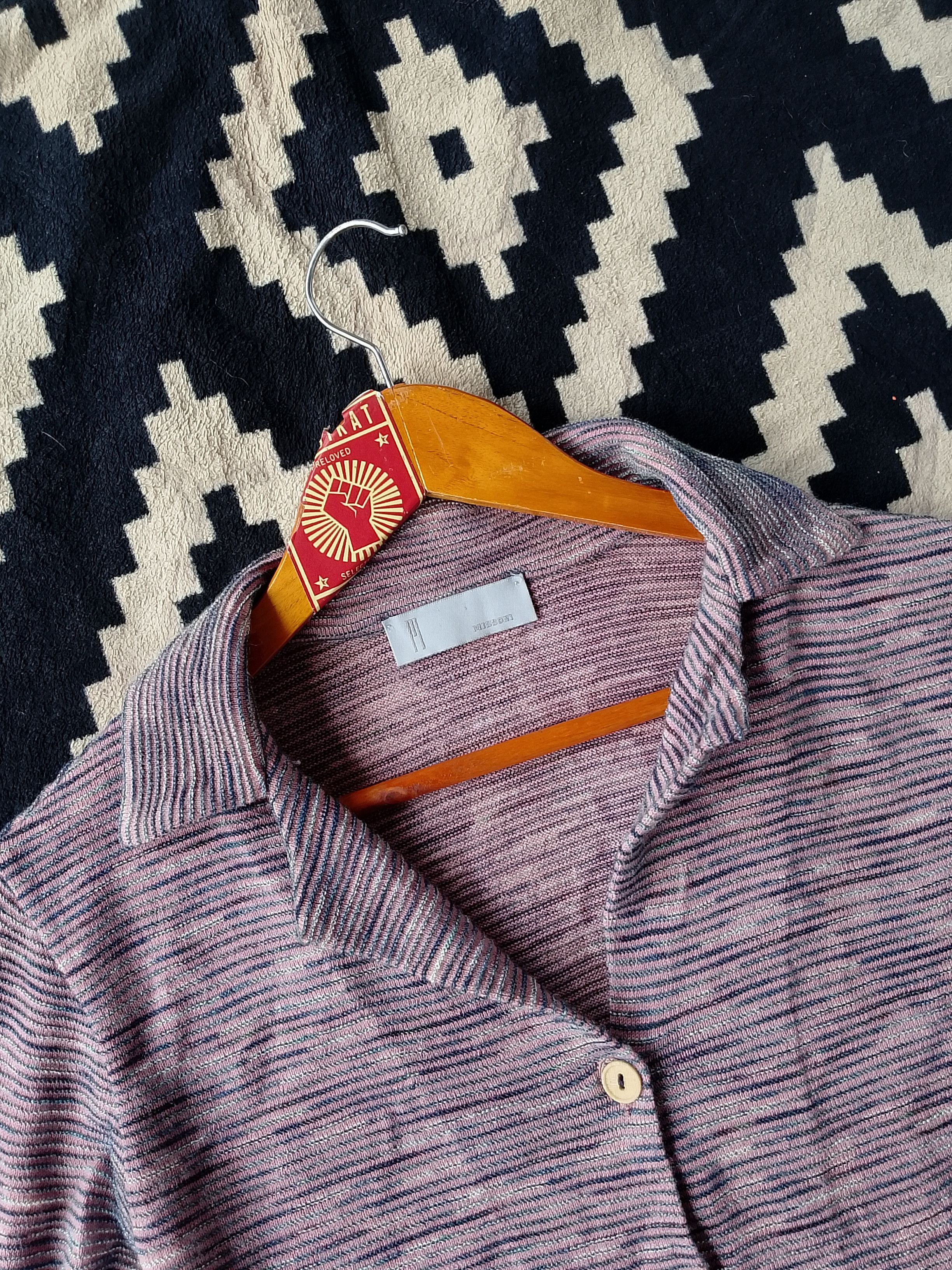 Missoni Vintage Missoni Italy Striped Merino Knit Patch Pocket Size S / US 4 / IT 40 - 5 Thumbnail