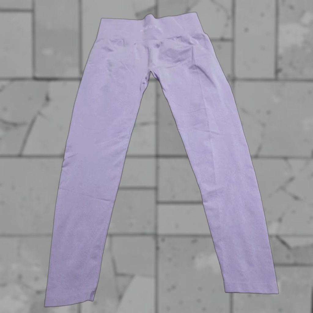 Vintage NVGTN Womens Leggings XL Purple Lilac Contour Ankle Size 40" / US 18 - 1 Thumbnail