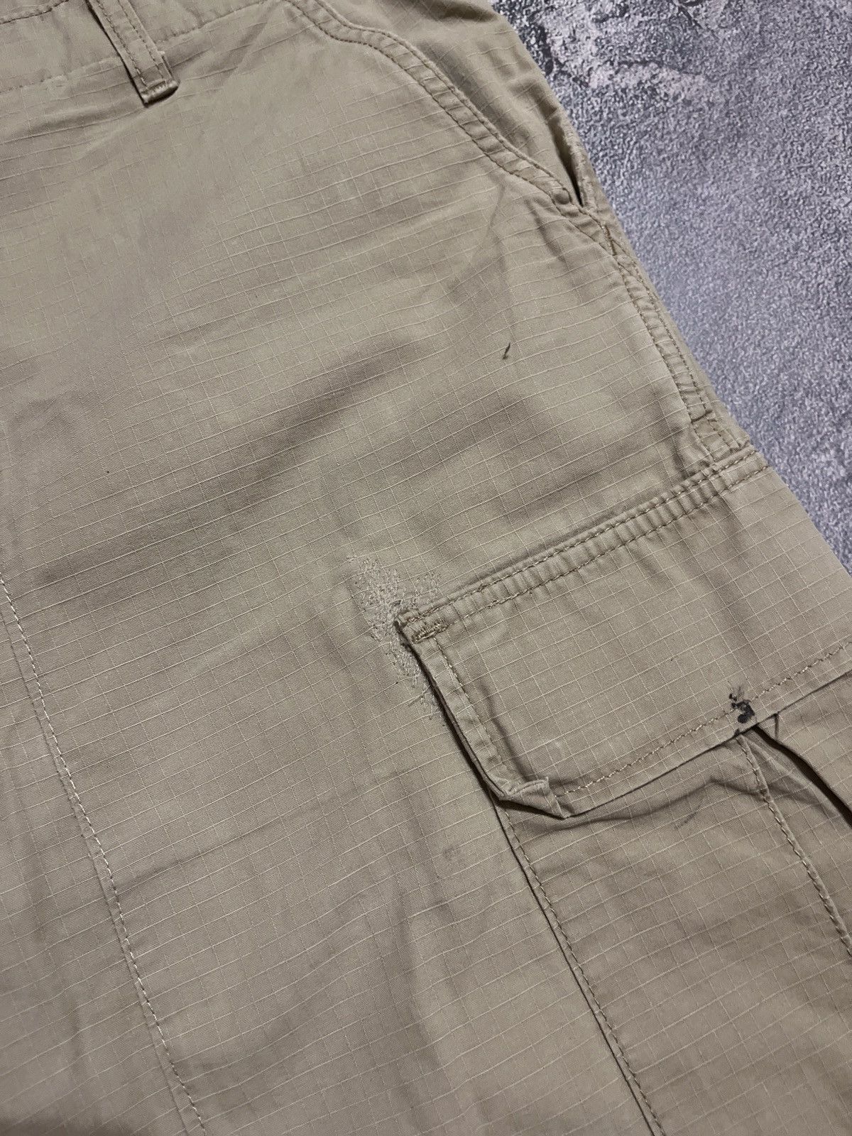 Carhartt × Vintage Vintage Y2K Carhartt Bermuda cargo japan style shorts Size US 36 / EU 52 - 7 Thumbnail