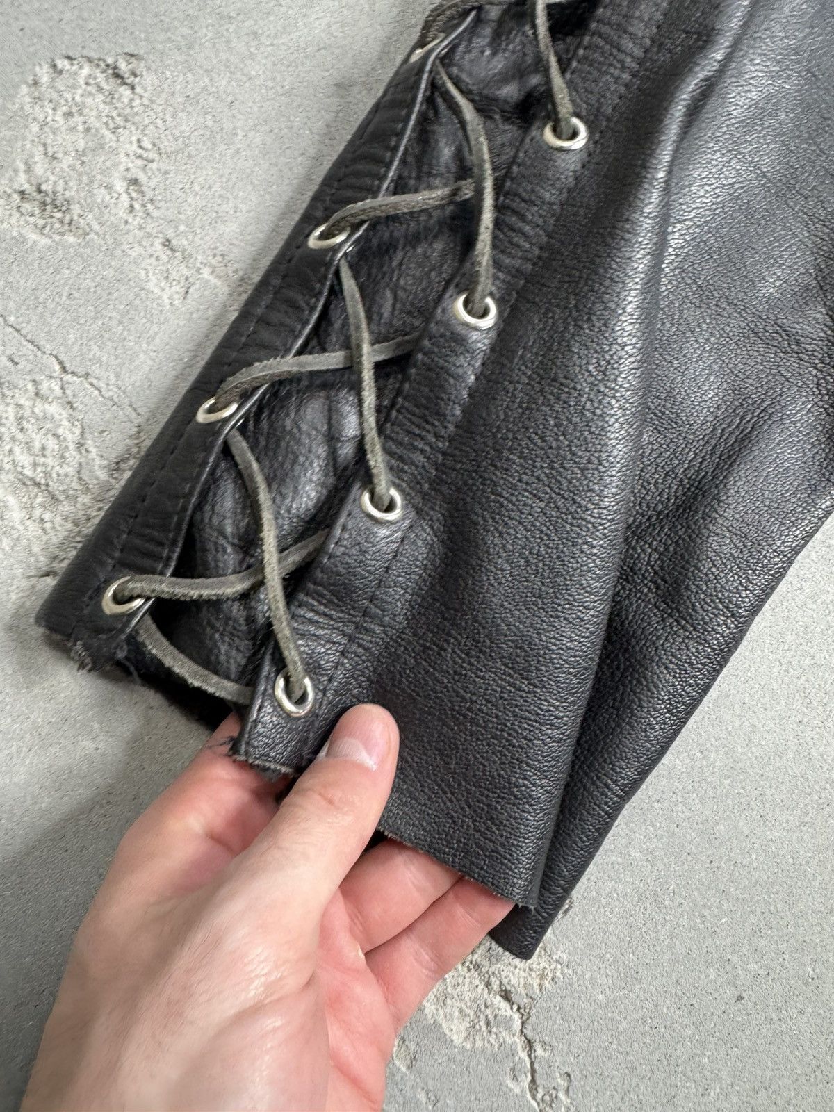 Japanese Brand × Vintage Vintage Leather pants Japan style racing motor Size US 32 / EU 48 - 5 Thumbnail