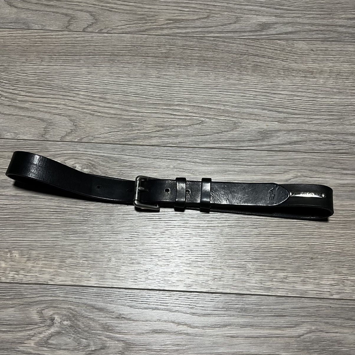 Polo Ralph Lauren Polo Ralph Lauren Black Belt Leather Size ONE SIZE - 1 Thumbnail