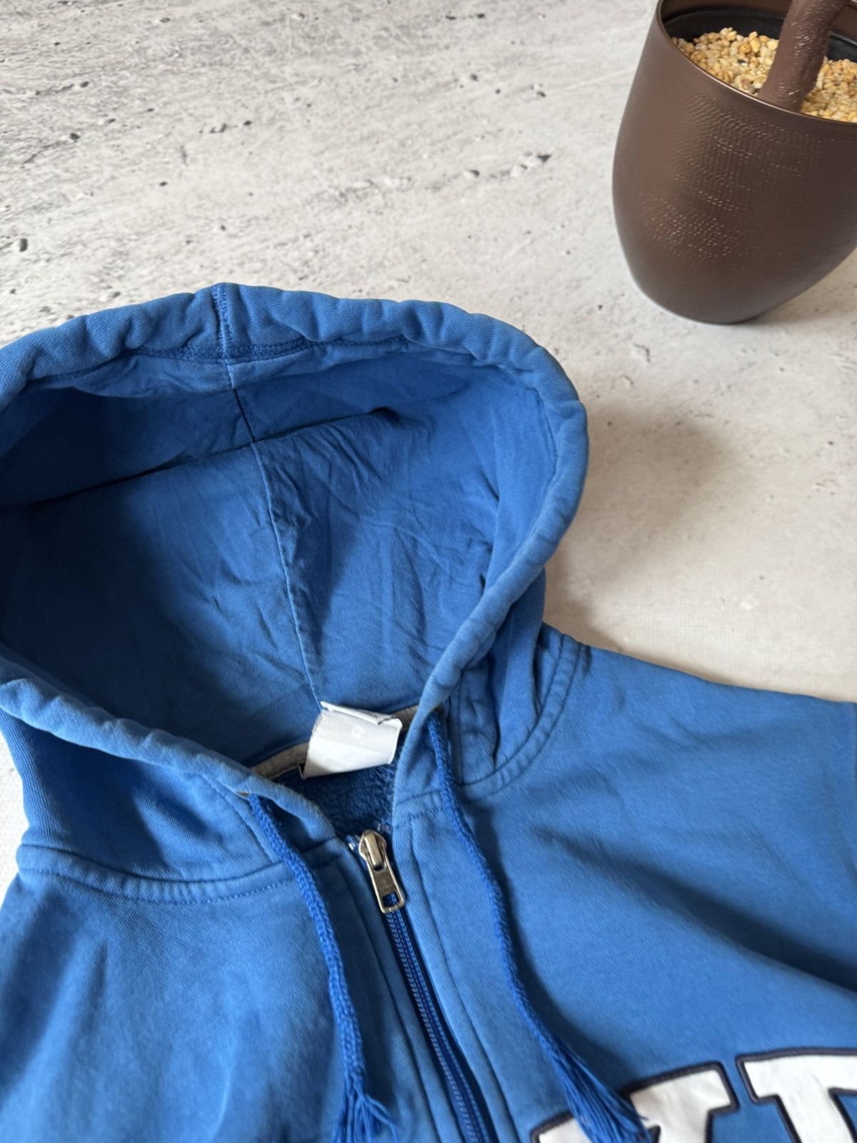 Nike × Vintage NIKE VINTAGE 00s y2k OVERSIZE BAGGY ZIP HOODIE CENTER LOGO Size US L / EU 52-54 / 3 - 6 Thumbnail