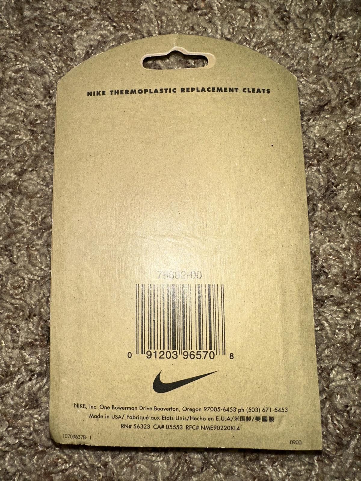 Nike Nike Replacement Baseball Cleats Metal 12 Size ONE SIZE - 5 Thumbnail