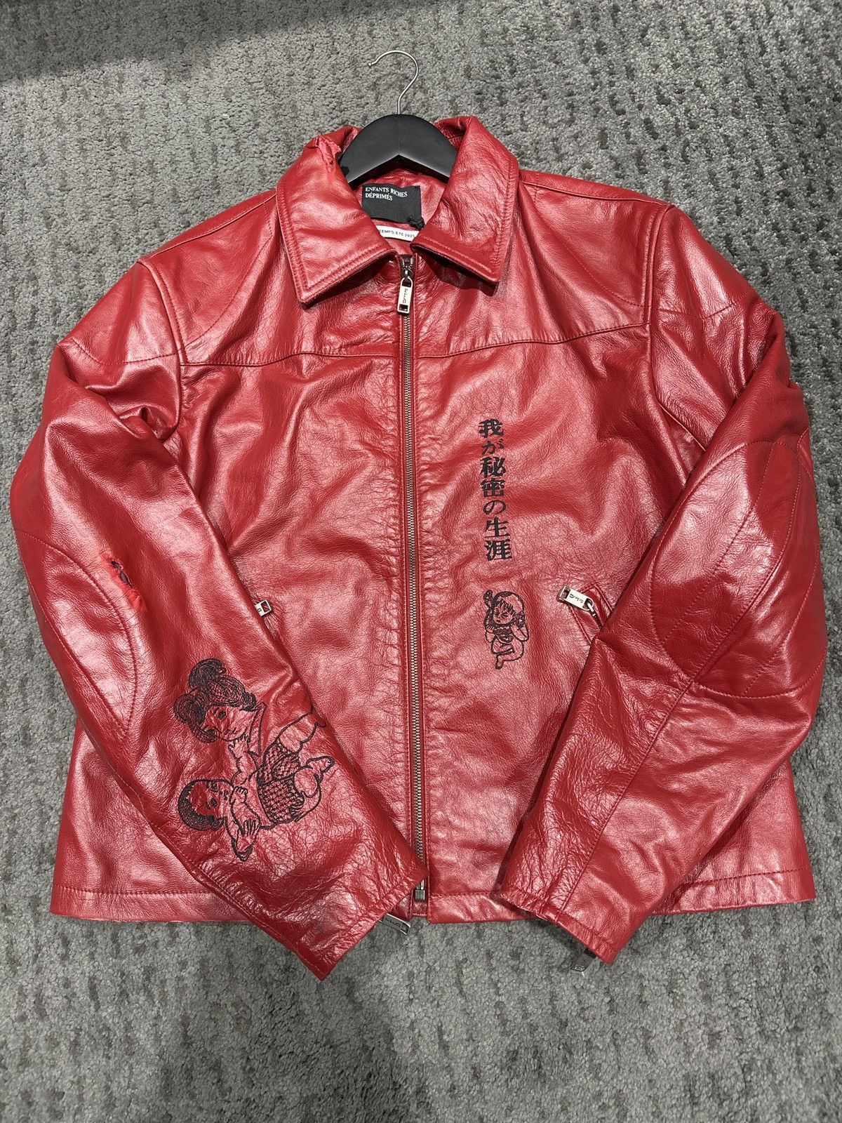 Enfants Riches Deprimes ENFANTS RICHES DEPRIMES - The Bully Jacket Red Black Size US L / EU 52-54 / 3 - 6 Thumbnail