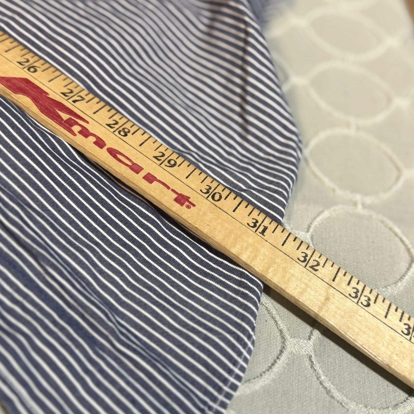 Ralph Lauren Ralph Lauren Blake Shirt Mens Large Blue White Striped Button Down Classic Cotton Dress Shirt Size 42R - 5 Thumbnail