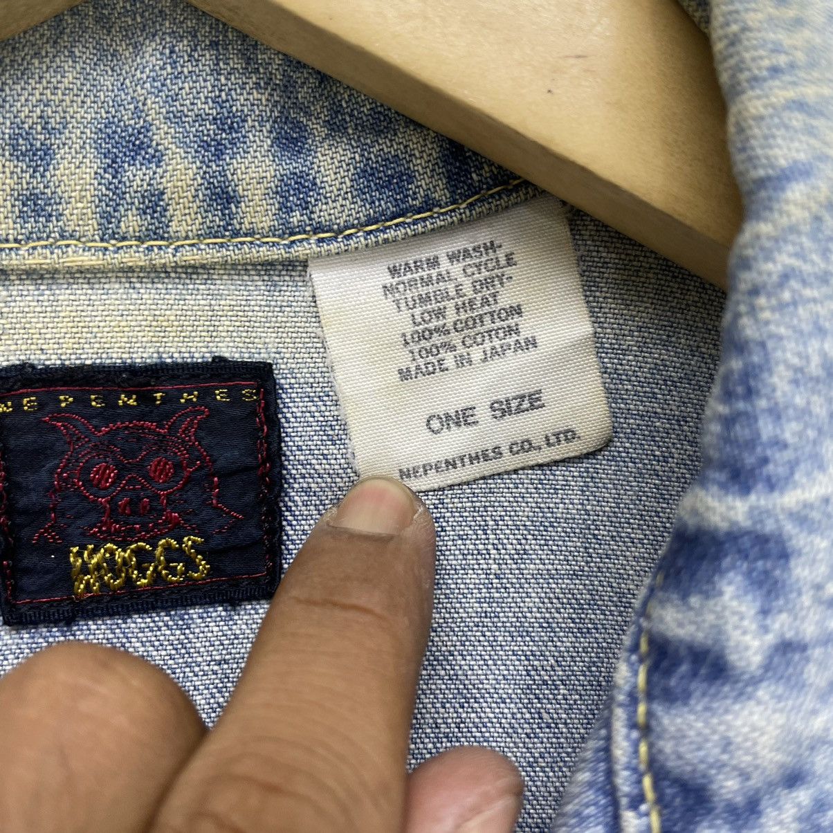 Hoggs of Fife 💥Vintage Hoggs Nepenthes Denim Jacket Size S / US 4 / IT 40 - 7 Thumbnail