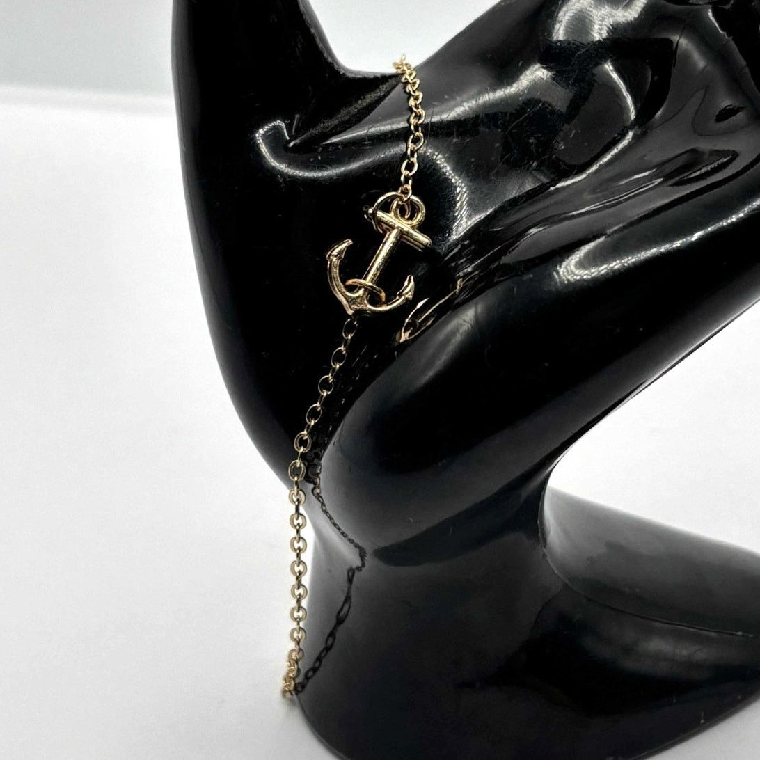 Other Gold Anchor Anklet Size ONE SIZE - 1 Thumbnail