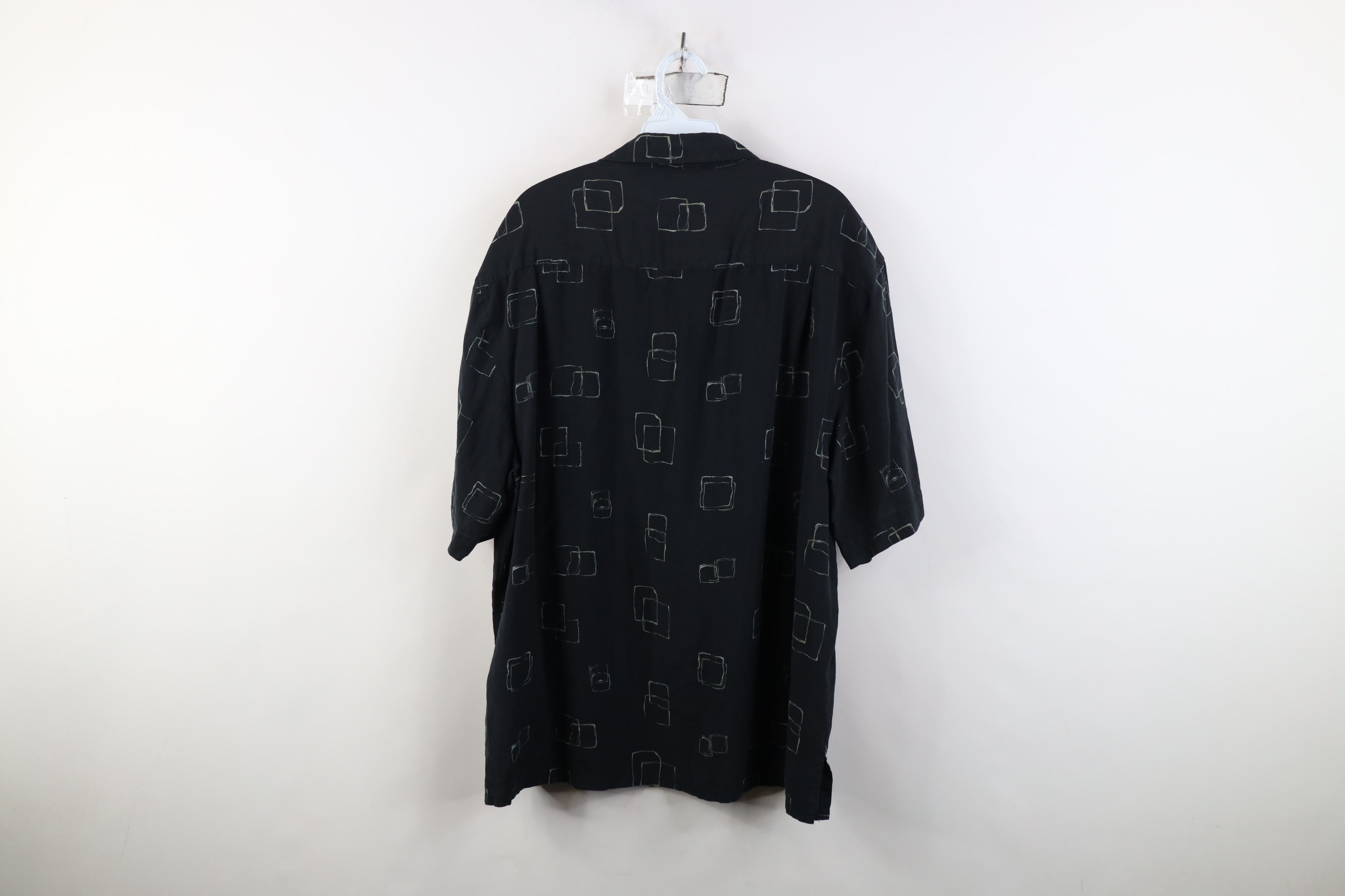 Vintage Vintage 90s Y2K Streetwear Silk Short Sleeve Button Shirt Size US XL / EU 56 / 4 - 12 Thumbnail
