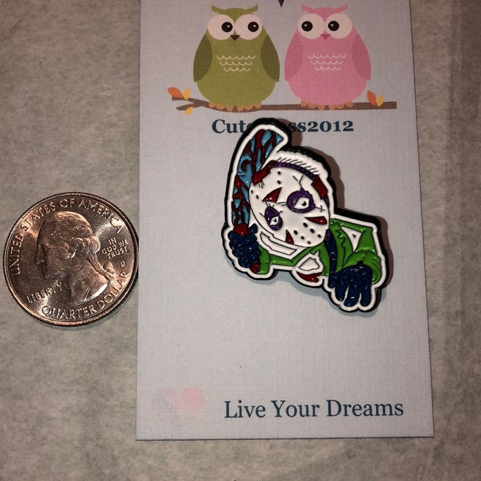 Other Jason Friday the 13th Pin Brooch Horror Halloween Size ONE SIZE - 1 Thumbnail