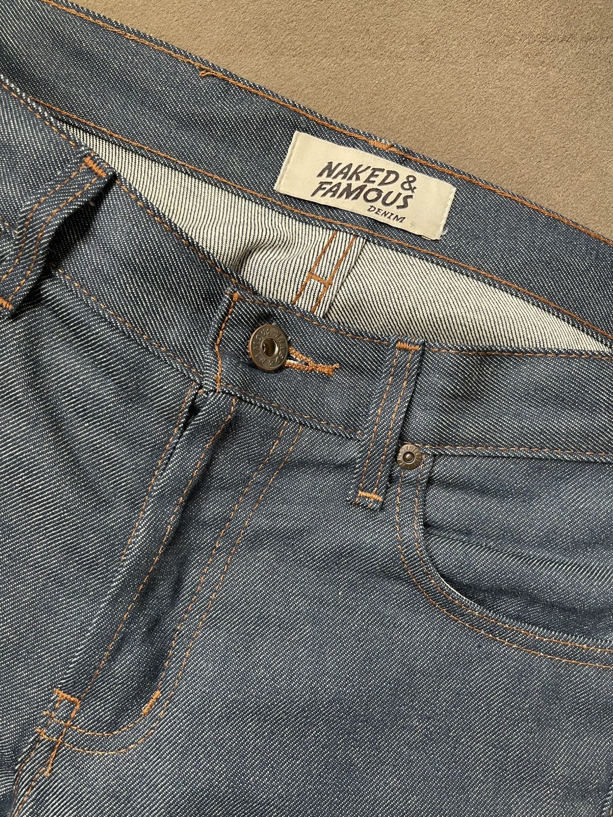 Naked & Famous Naked & Famous Indigo Super Guy Jeans Size US 30 / EU 46 - 4 Thumbnail