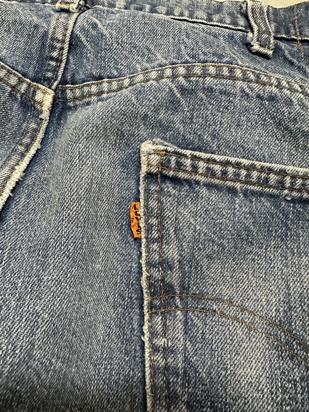 Levi's Vintage Clothing flared orange tab levi denim Size US 34 / EU 50 - 3 Thumbnail