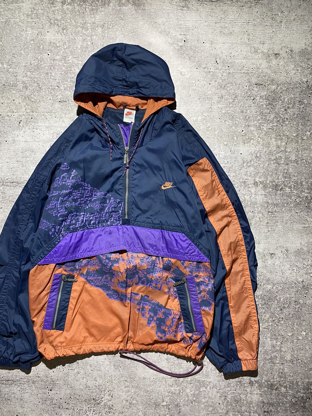 Nike × Vintage Nike Vintage Anorak Jacket Size US XL / EU 56 / 4 - 3 Thumbnail