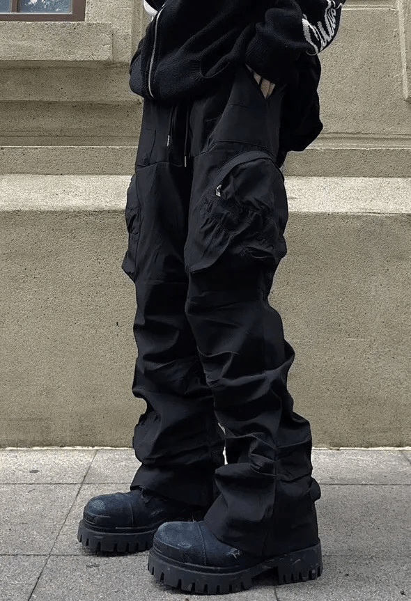 Japanese Brand × Vintage Utility grunge multi pocket nylon pants Size US 30 / EU 46 - 5 Thumbnail