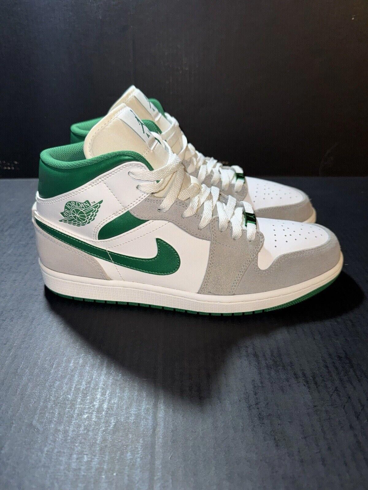 Jordan Brand Nike Air Jordan 1 Mid SE Grey Pine Green DC7294-103 - Sz 10 Size US 10 / EU 43 - 1 Thumbnail