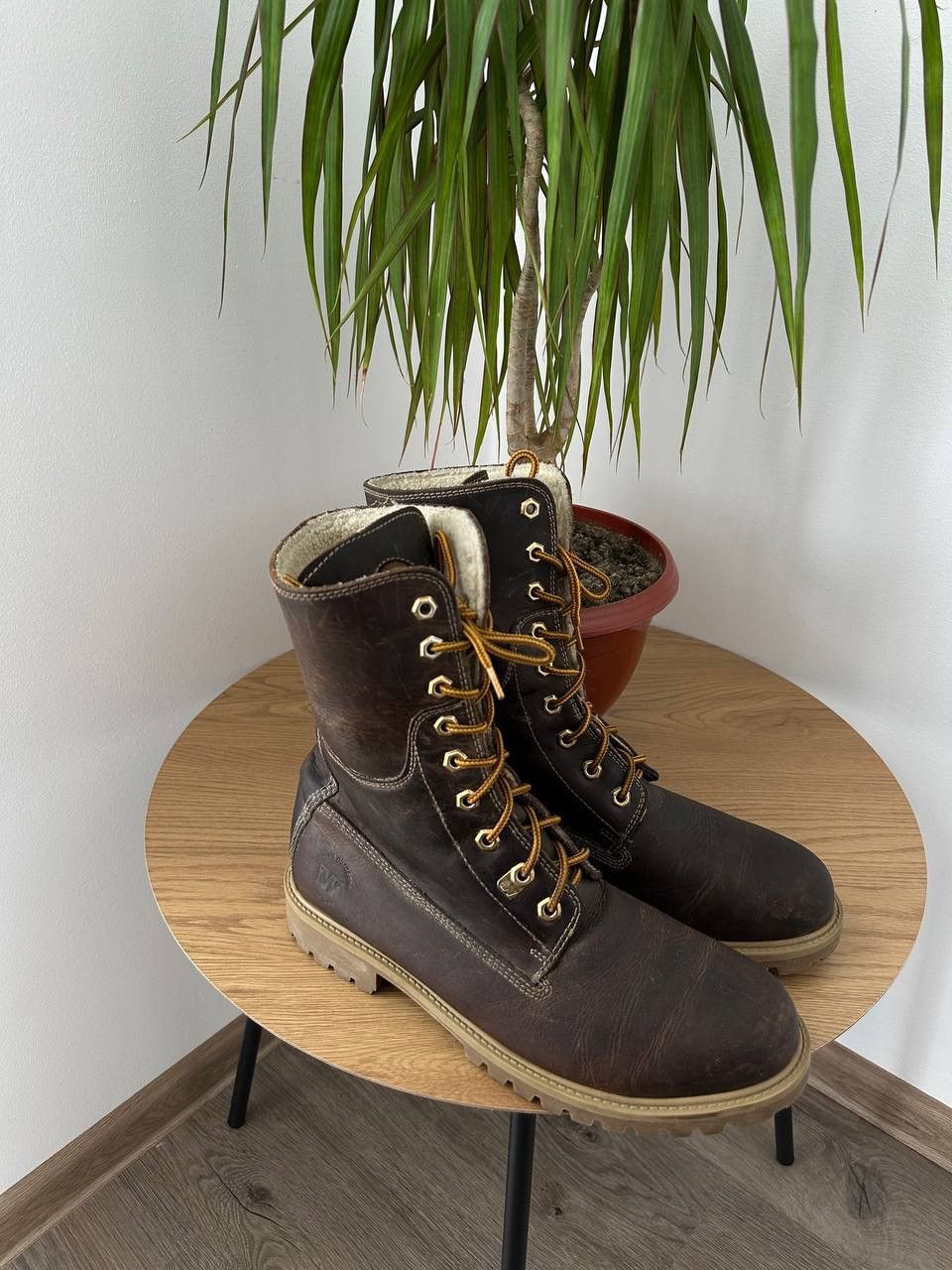Japanese Brand × Vintage Vintage Weinbrenner Brown Leather Boots Size US 9.5 / EU 42-43 - 3 Thumbnail