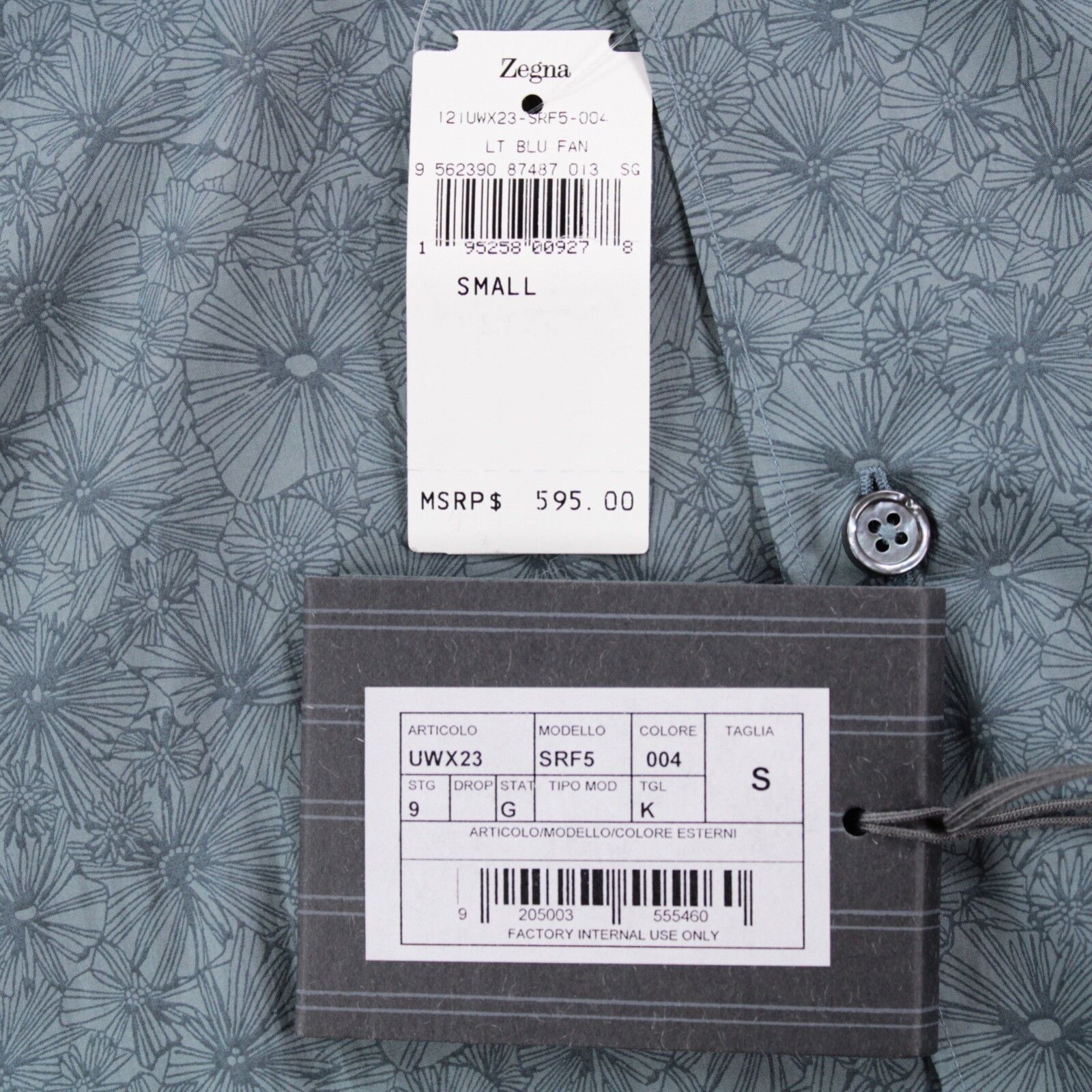 Ermenegildo Zegna Ermenegildo Zegna New with tags Shirt Size S US In Blue Size US S / EU 44-46 / 1 - 5 Thumbnail