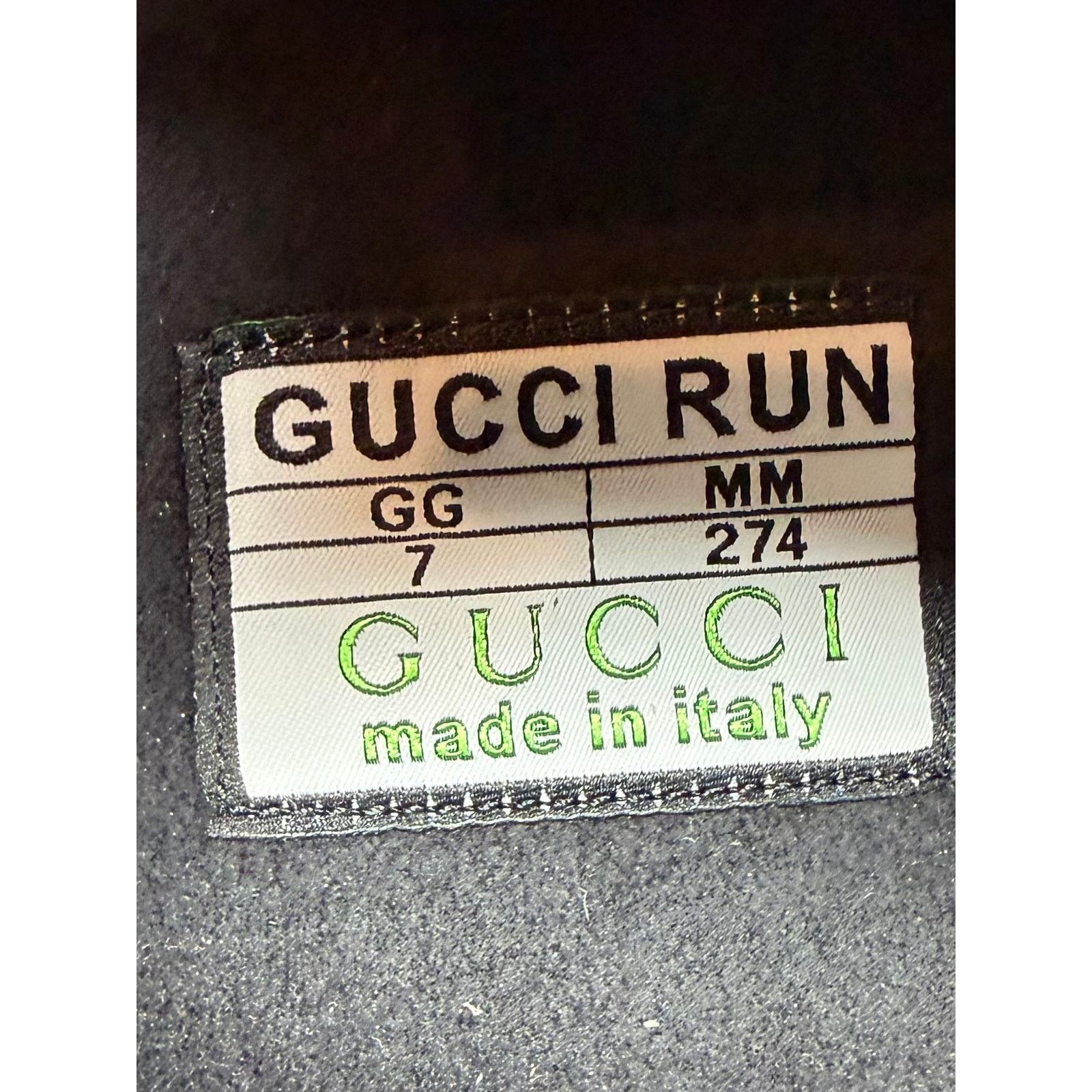 Gucci Size 7.5US - Gucci Run Knit Black Sneakers NEW Size US 7.5 / EU 40-41 - 8 Thumbnail