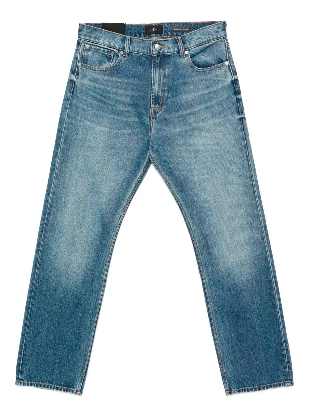 7 For All Mankind `Modern Straight Bakersfield` Jeans Size US 31 - 1 Thumbnail