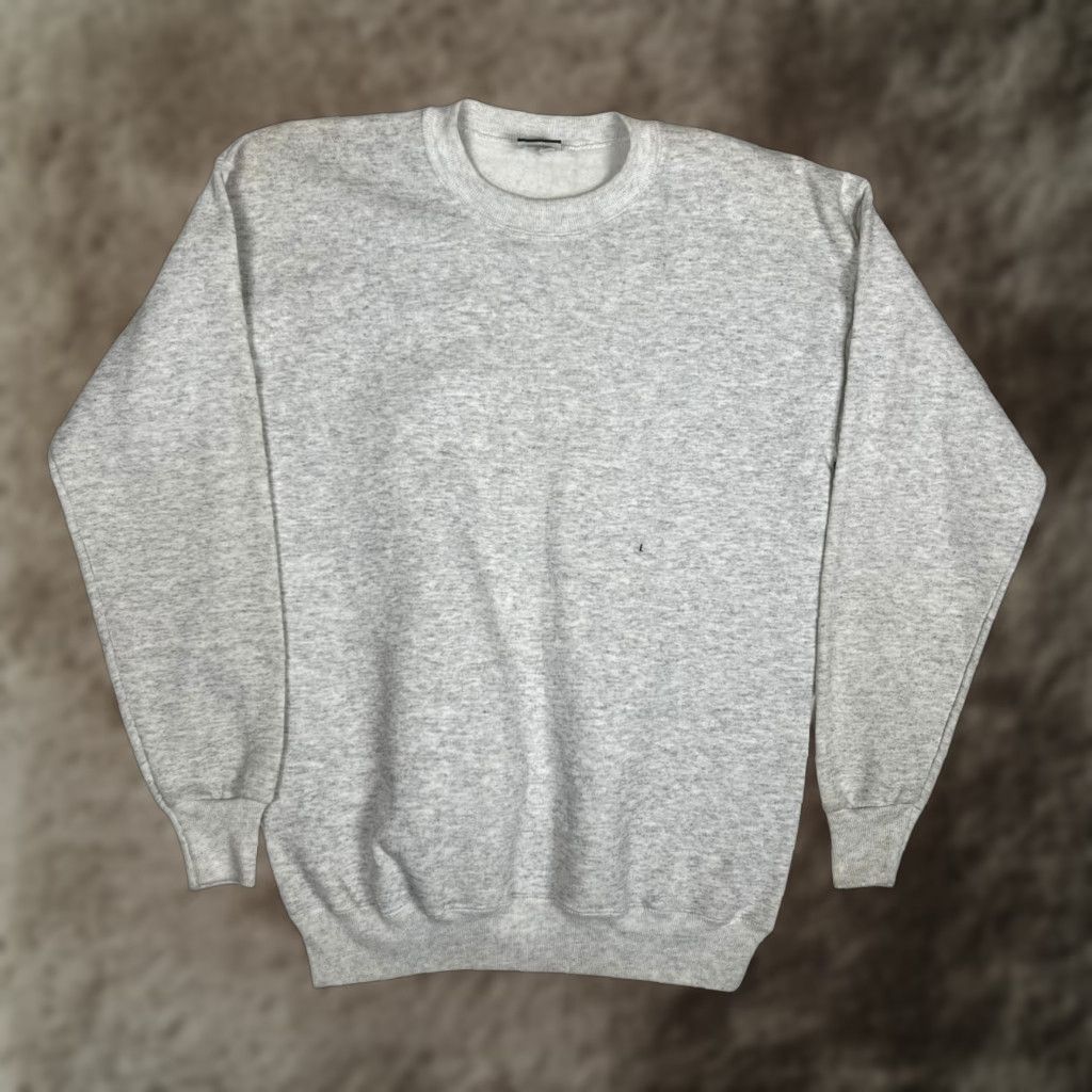 Lee VINTAGE Lee Sturdy Sweats Sweatshirt Mens Large Gray Heavyweight Crewneck Blank Short Summary Size US L / EU 52-54 / 3 - 1 Thumbnail