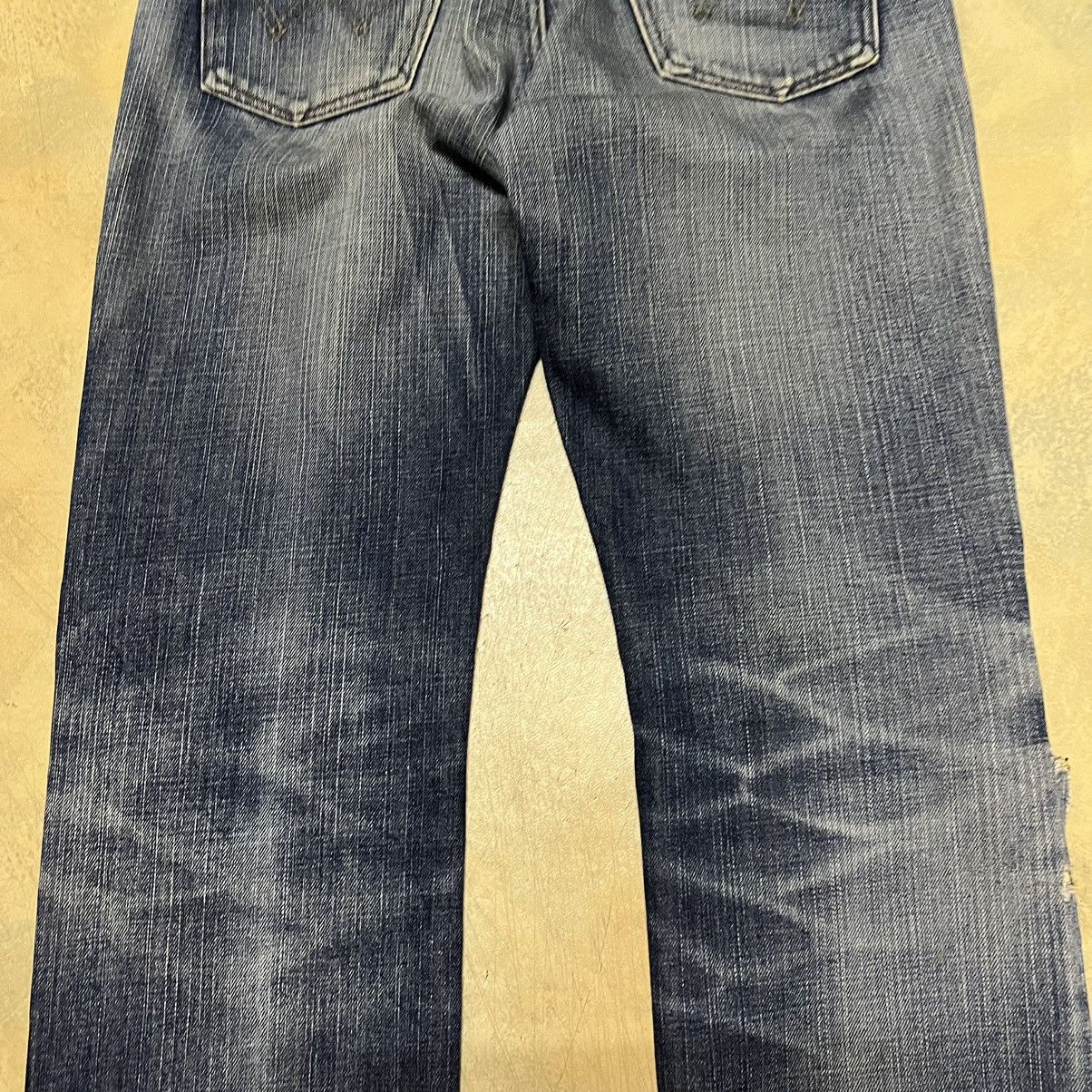 Edwin × Japanese Brand Edwin 503 Gore Windstoper Distressed Denim Jeans Size US 30 / EU 46 - 17 Thumbnail