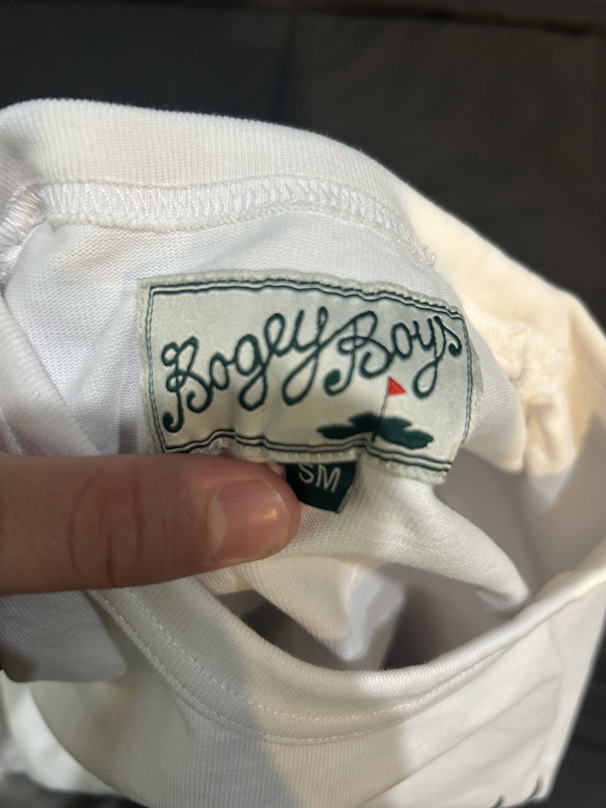 Bogey Boys Bogey Boys white tee Size US S / EU 44-46 / 1 - 3 Thumbnail