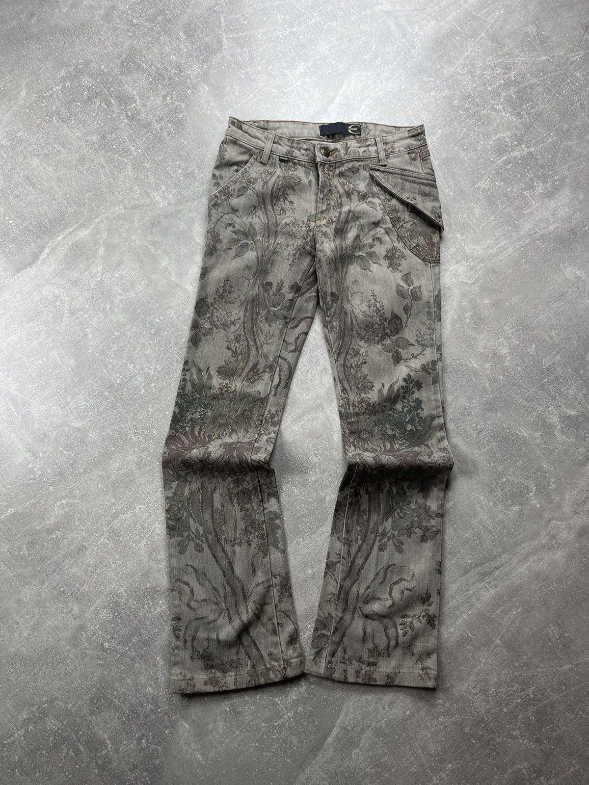 Just Cavalli Roberto Cavalli Just Cavalli Floral Printed Jeans Size 26" / US 2 / IT 38 - 2 Thumbnail