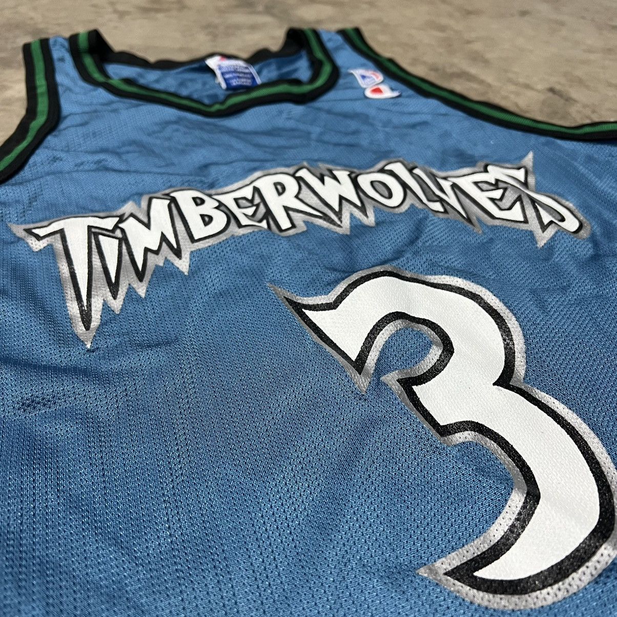 Champion × NBA × Vintage Vintage 2000’s NBA Minnesota Timberwolves S. Marbury Jersey Size US XL / EU 56 / 4 - 3 Thumbnail