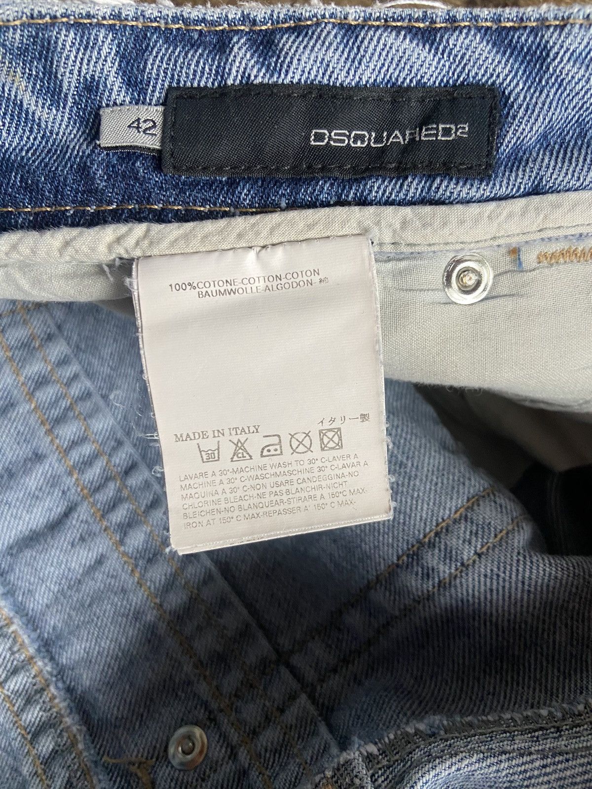 Dsquared2 Dsquared SS2005 stoner jeans Size 30" / US 8 / IT 44 - 7 Thumbnail