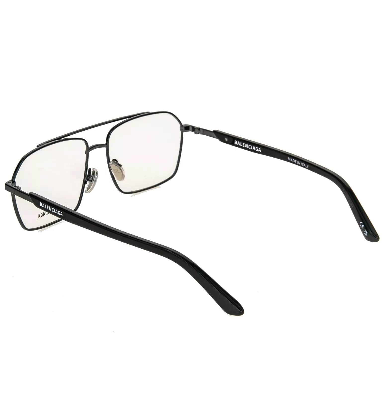 Balenciaga BALENCIAGA LOGO TAG 0248 Black Unisex Eyeglass GG0248O 003 Size ONE SIZE - 3 Thumbnail
