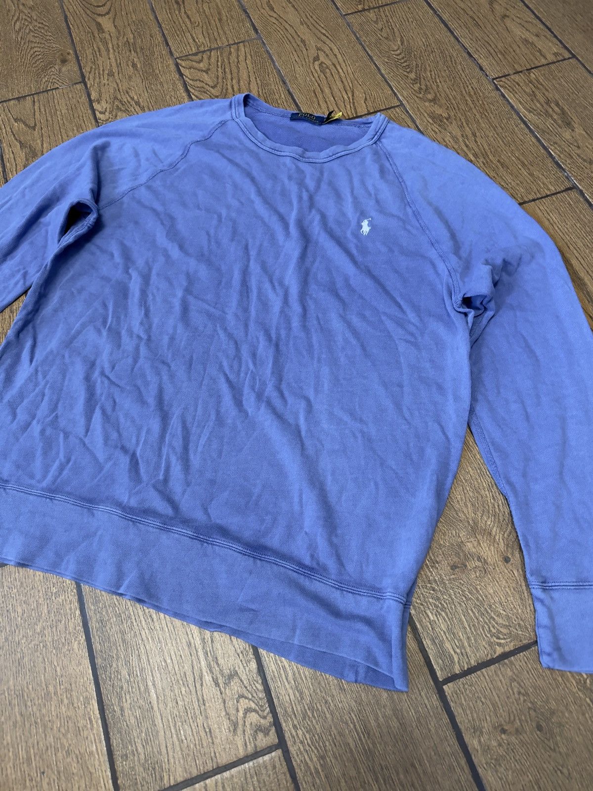 Japanese Brand × Polo Ralph Lauren Vintage Polo Ralph Lauren distressed cotton sweatshirt Size US XL / EU 56 / 4 - 3 Thumbnail