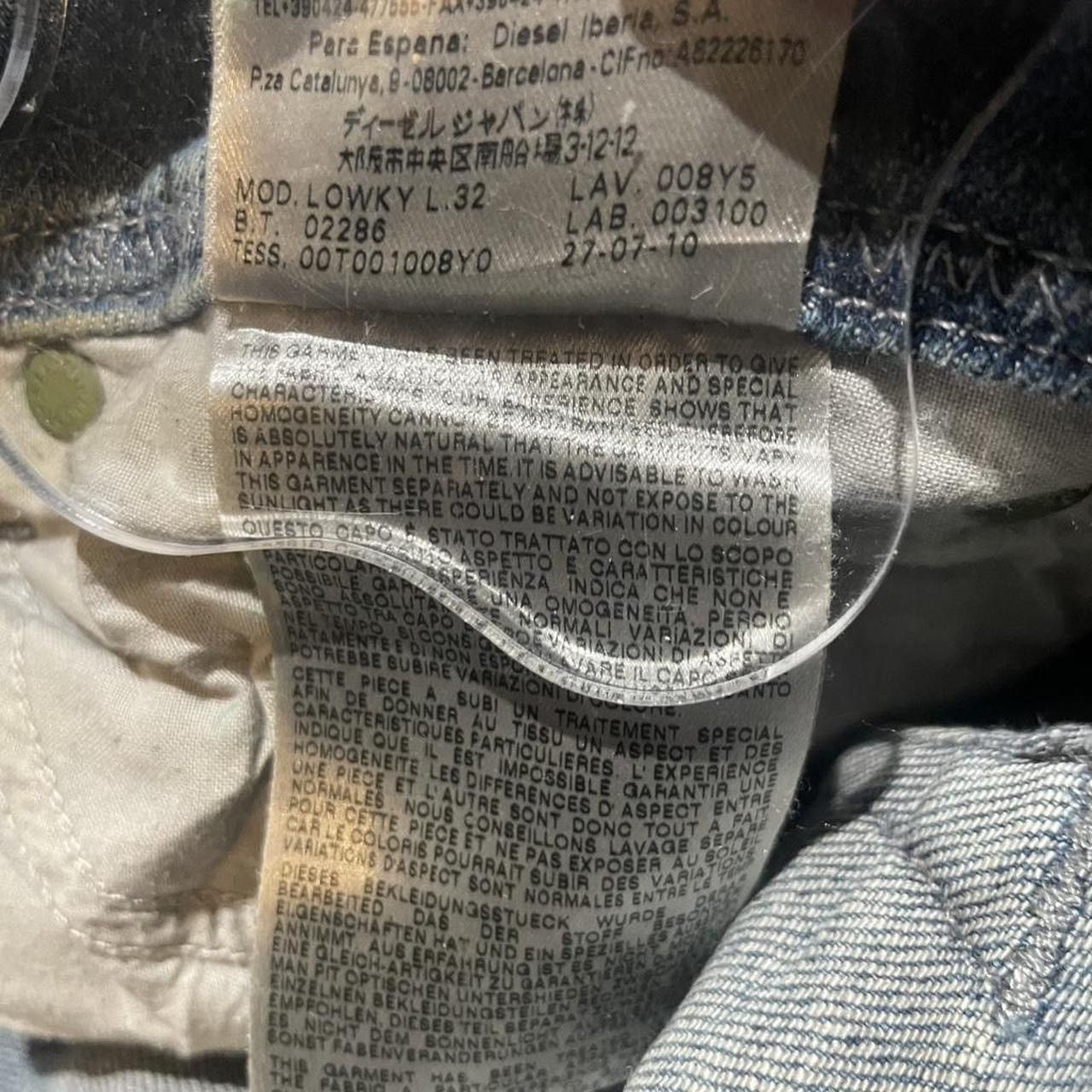 Diesel Diesel VTG LOWKY lowrise dirty wash slim 27x32 Size 27" / US 4 / IT 40 - 8 Thumbnail