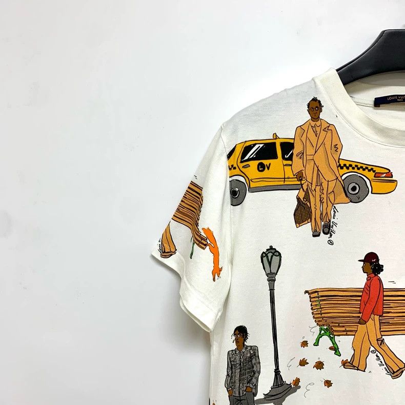 Louis Vuitton White figure short sleeve 2503-Nextarrow