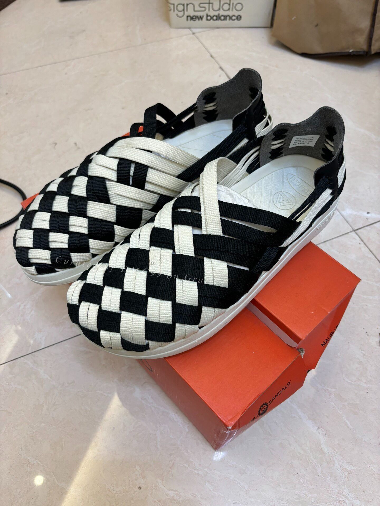 Malibu Sandals × Missoni Woven Faux Leather Latigo Sandals | Grailed