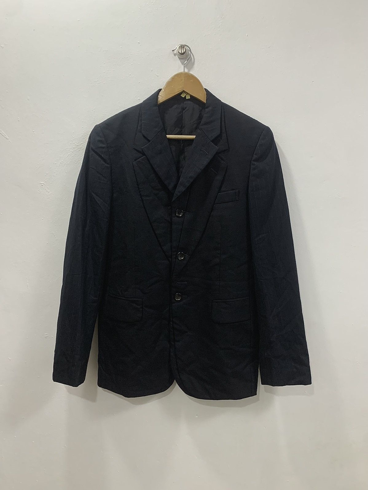 Comme des Garcons Homme Plus AD2009 DOUBLE LAYER - SWITCHING TAILORED JACKET Size 38R - 1 Thumbnail